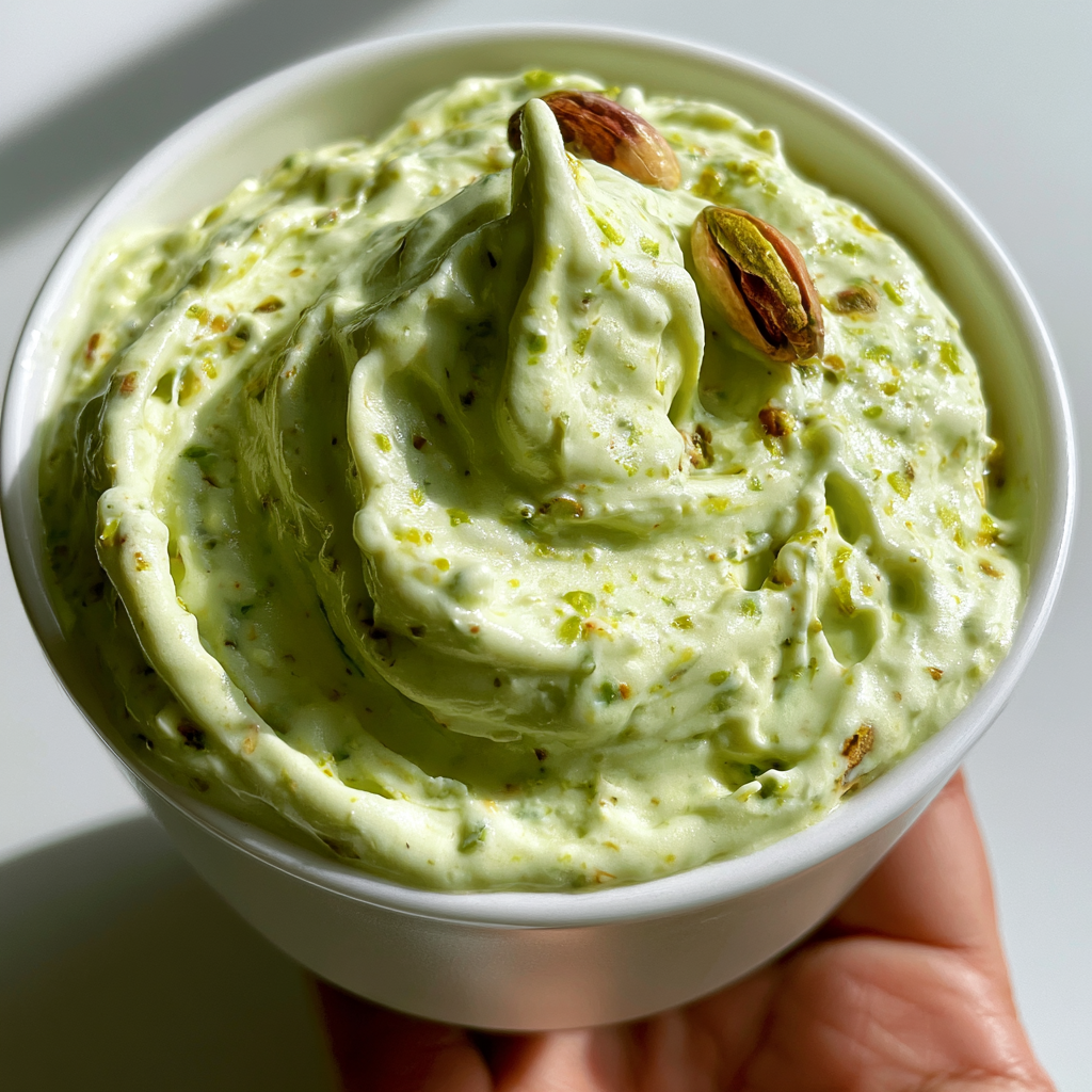 No-churn pistache ijs: Perfect voor een warme zomerdag met 15 minuten voorbereiden