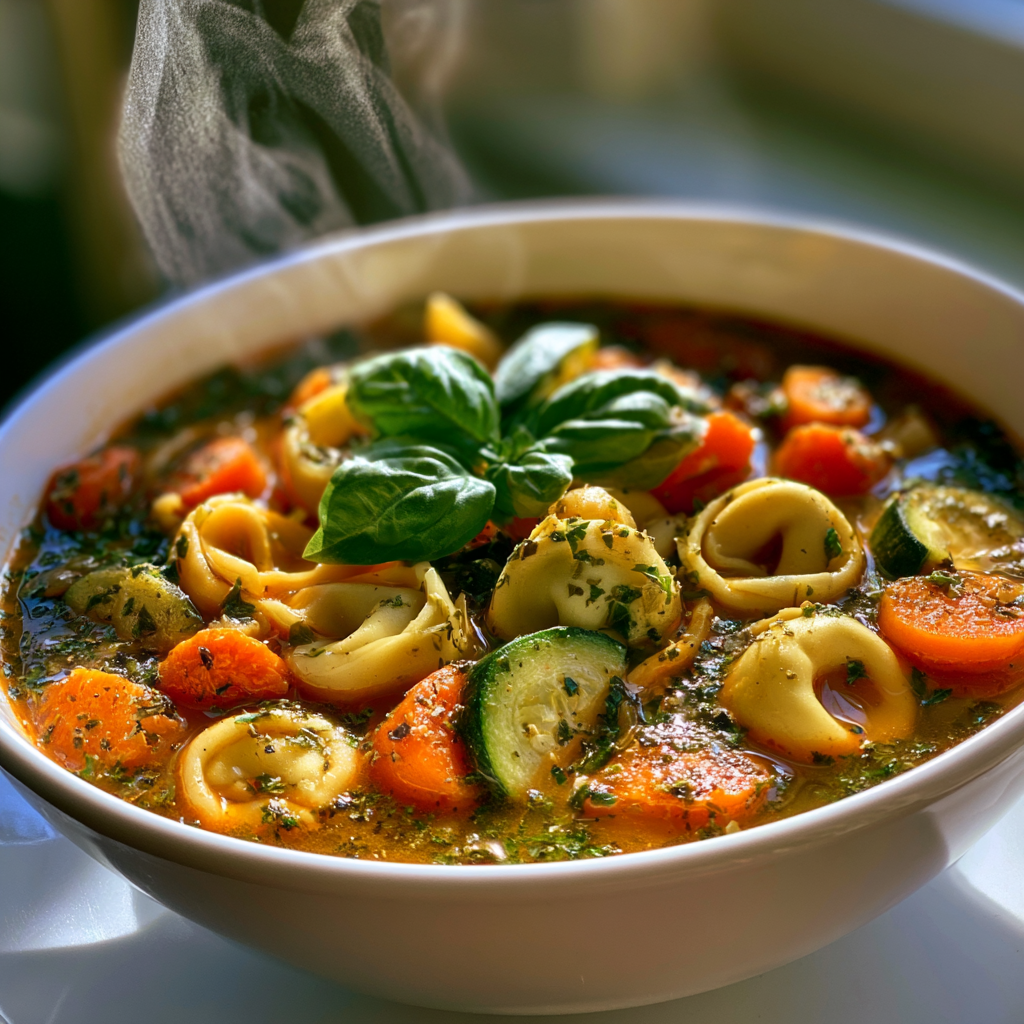 One-pot Toscaanse tortellinisoep: de perfecte 30 minuten maaltijd