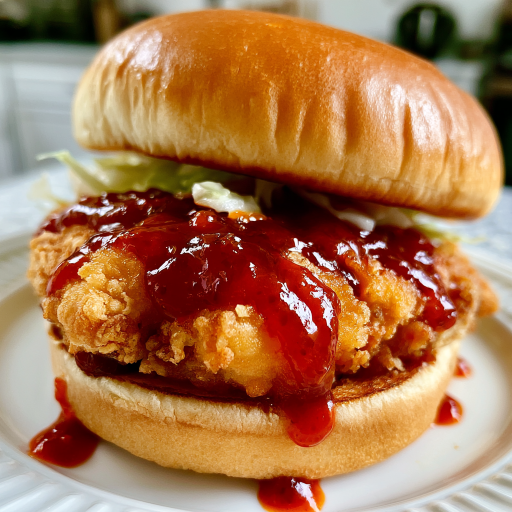 Pittige Koreaanse fried chicken sandwich met 5 onweerstaanbare smaken