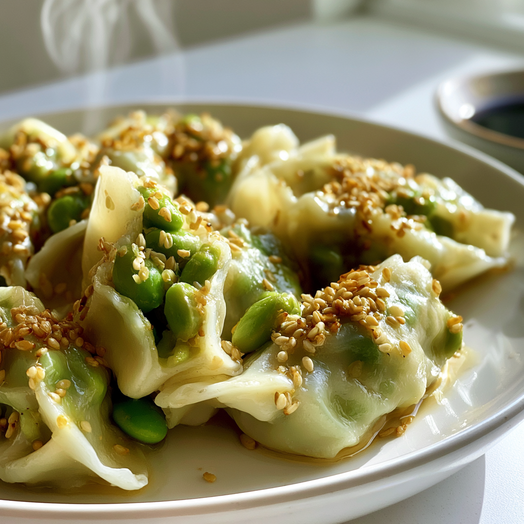 Sesam gember edamame dumplings met 5 onweerstaanbare smaken