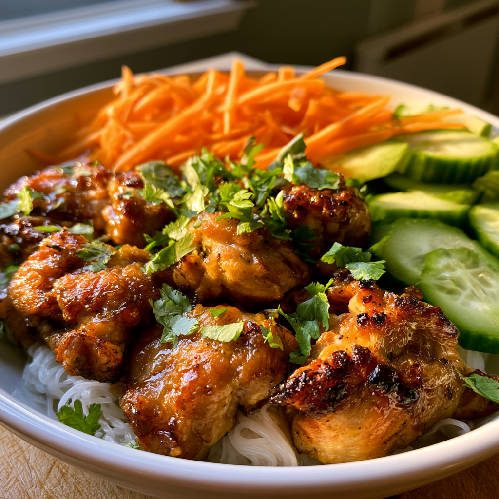 Vietnamese citroengras kipbowls met 30 minuten voor een perfecte smaak