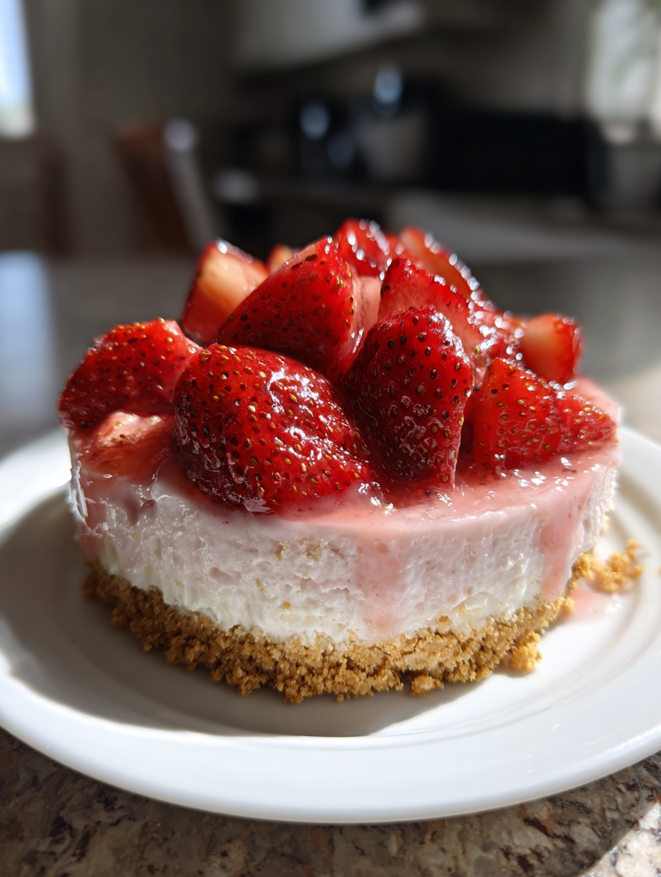 Aardbei Cheesecake zonder Bakken: Een heerlijke en makkelijke traktatie
