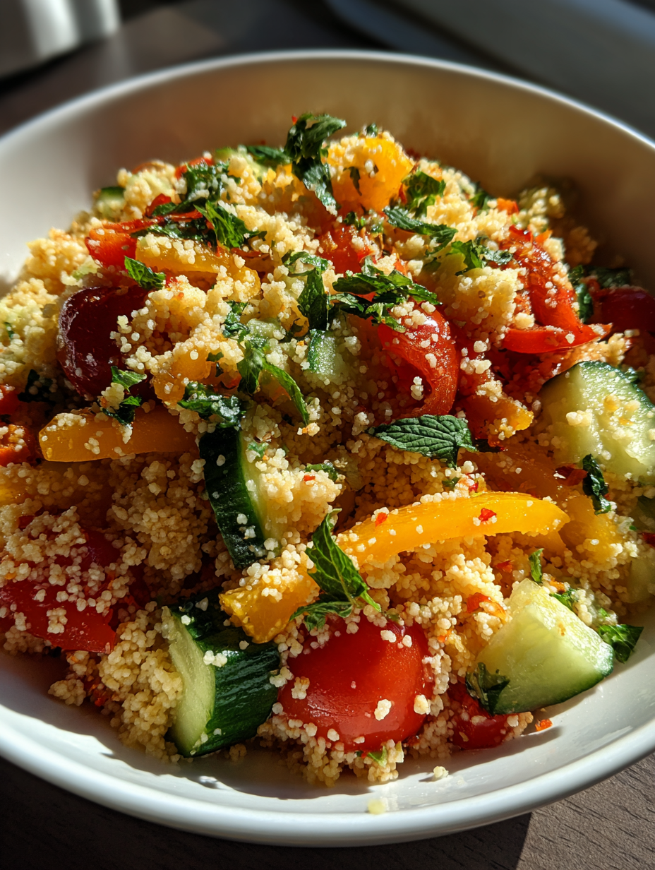 Couscous Salade met Groenten: Een heerlijke en gezonde maaltijd