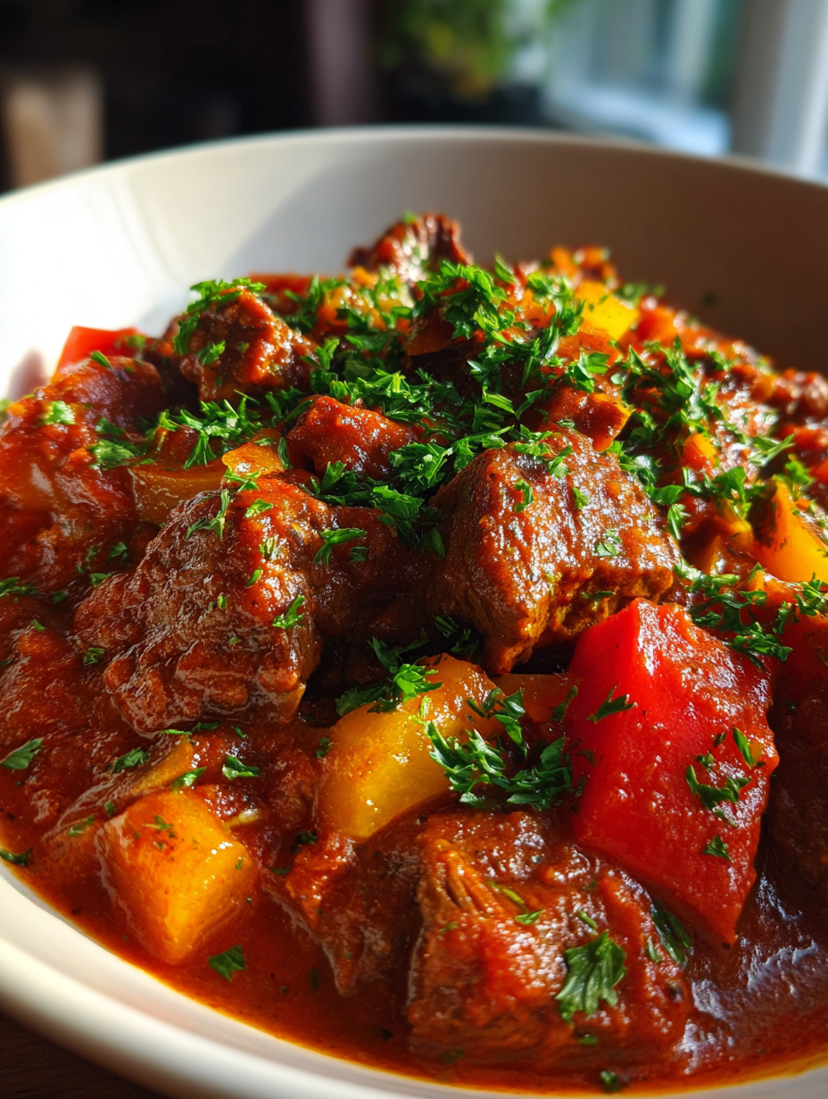 goulash: een heerlijke en eenvoudige traditionele stoofpot