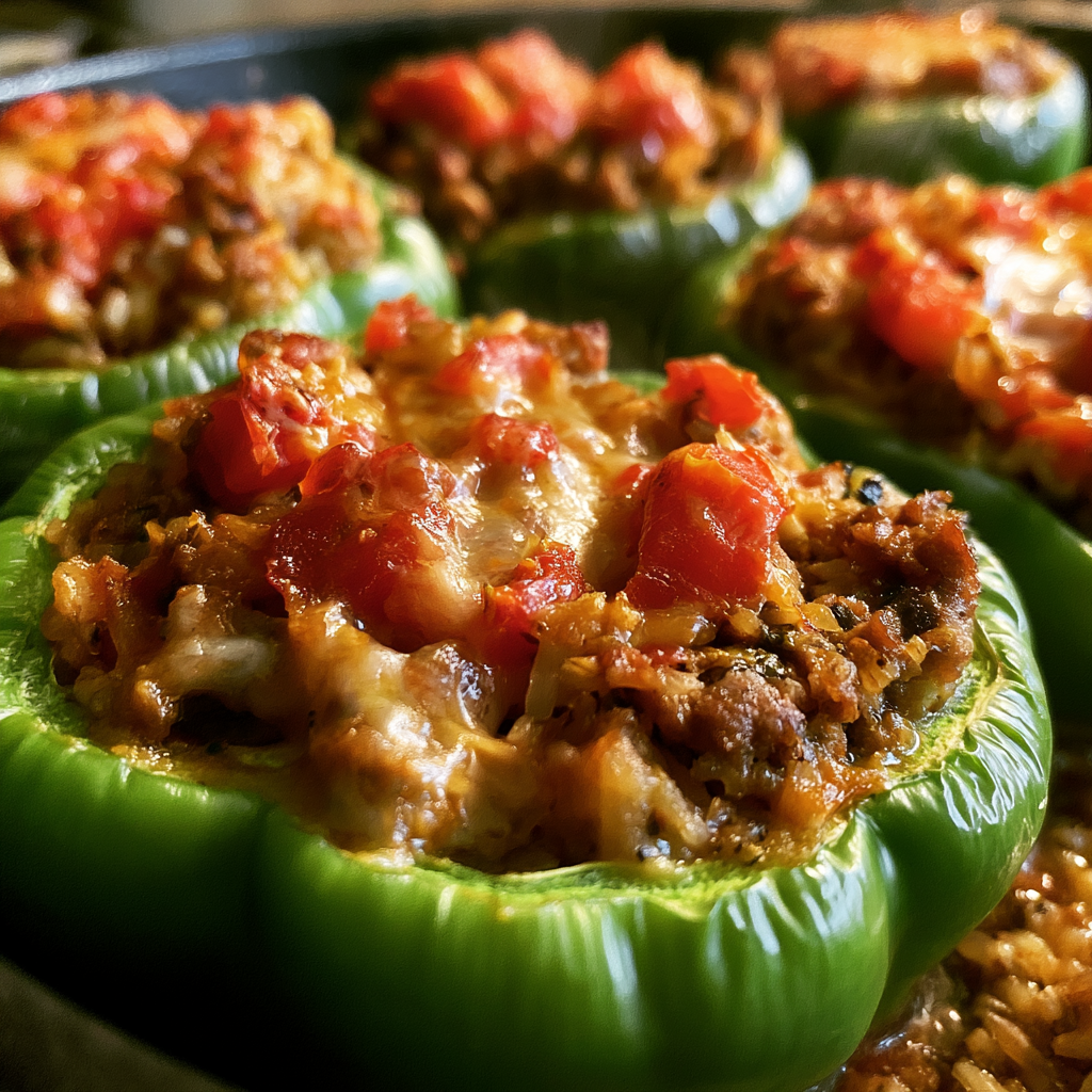green pepper recipes: Irresistible Stuffed Peppers in 30 Minutes