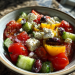Griekse Salade met Olijven en Feta: Heerlijke en frisse zomersalade