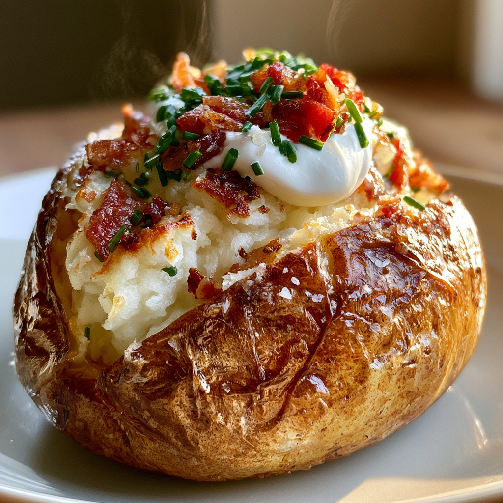 how to make a baked potato: 60 minutes to perfect, crispy skin