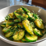 Komkommersalade met Dille: Verfrissend en eenvoudig te maken