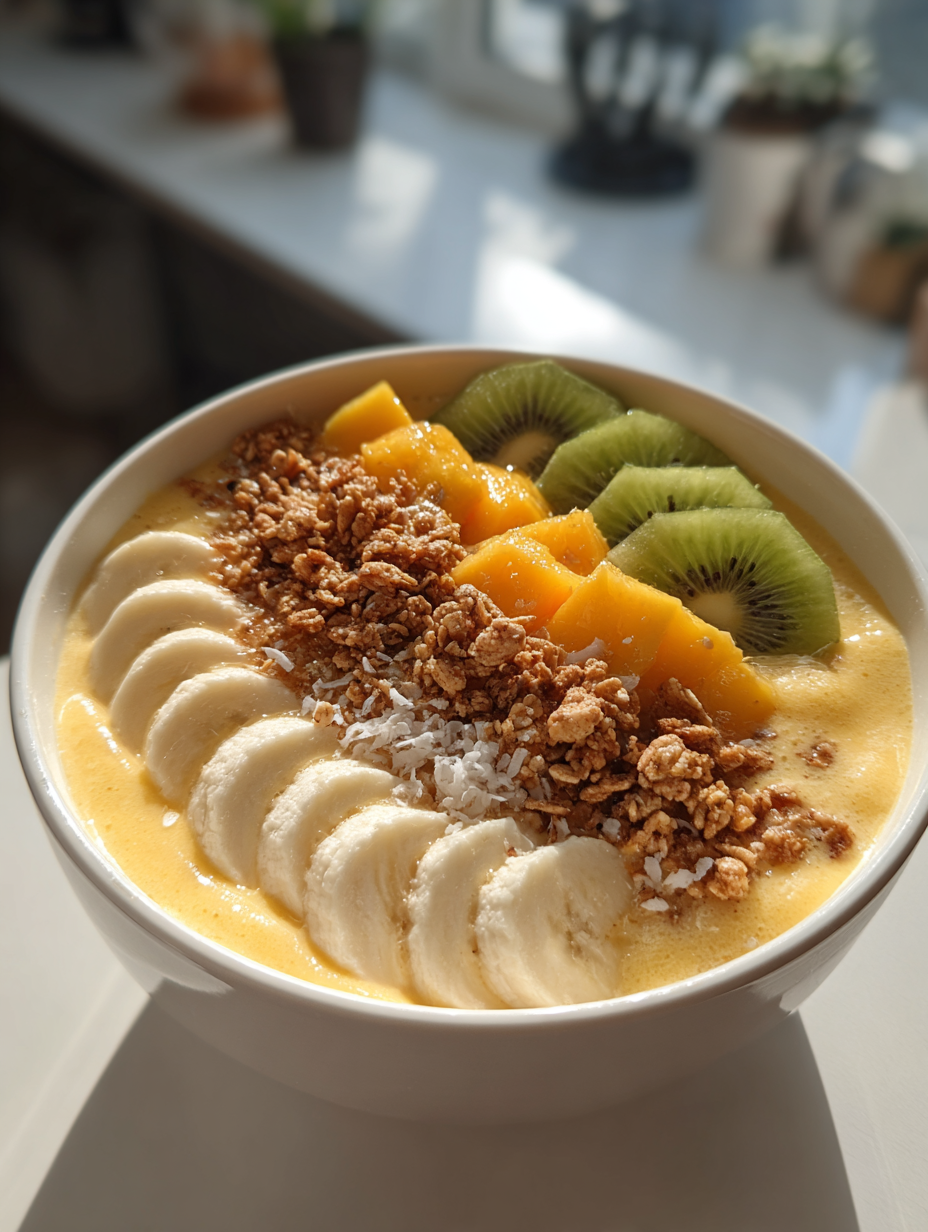 Mango Smoothie Bowl: Verfrissende en gezonde ontbijtspecialiteit