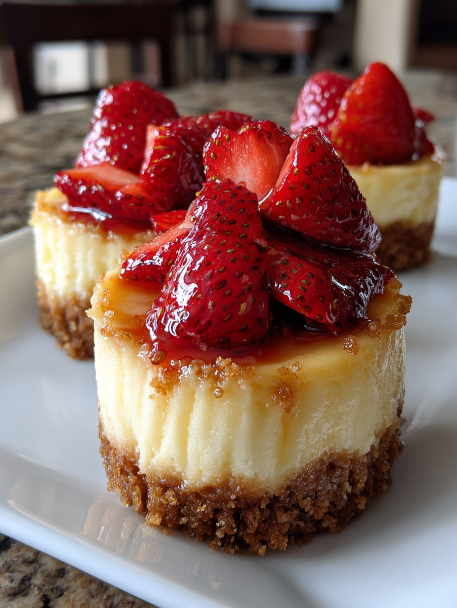 Mini Cheesecakes met Aardbeien: Gemakkelijke en overheerlijke traktatie