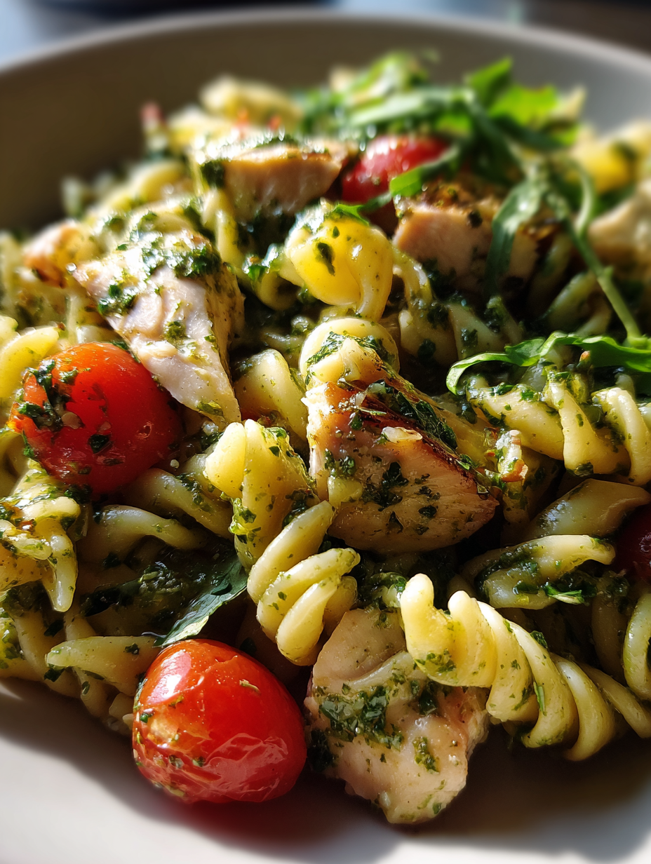 Pastasalade met Kip en Pesto: Een heerlijke en eenvoudige maaltijd