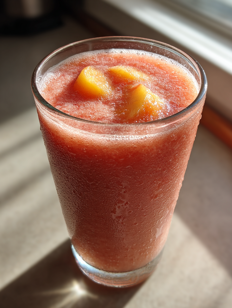 Perzik Smoothie: Verfrissende en romige zomertraktatie
