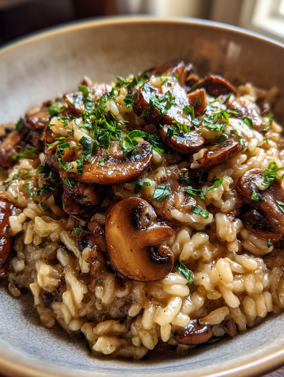 risotto recept: heerlijke romige paddenstoelenvariatie
