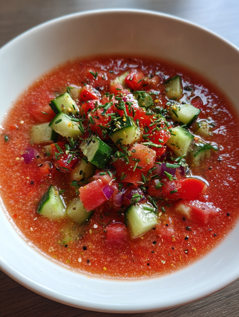 gazpacho recept: een heerlijke en verfrissende zomerse soep