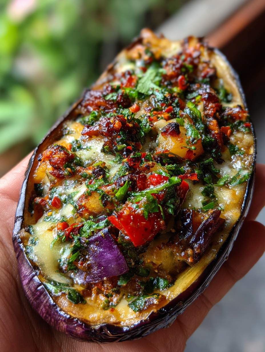 gevulde aubergine recept: heerlijke plantaardige vulling voor iedereen