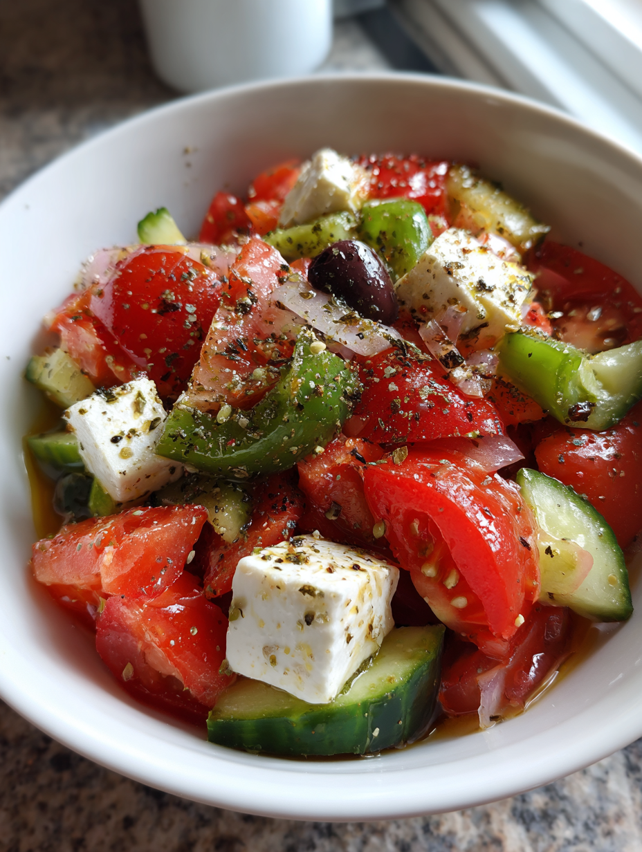 griekse salade recept: een heerlijke en frisse zomersalade