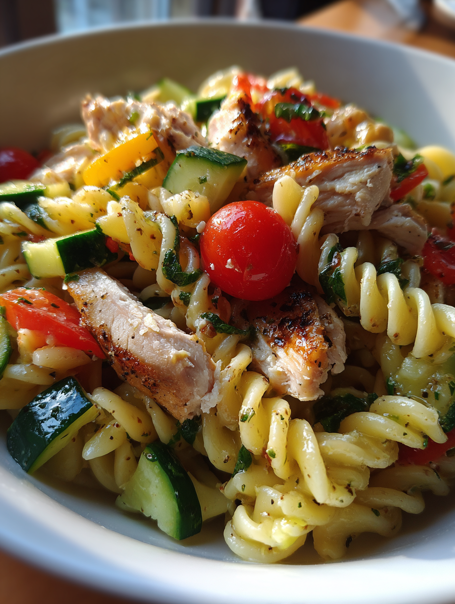 pastasalade met kip recept: een heerlijke en simpele maaltijd