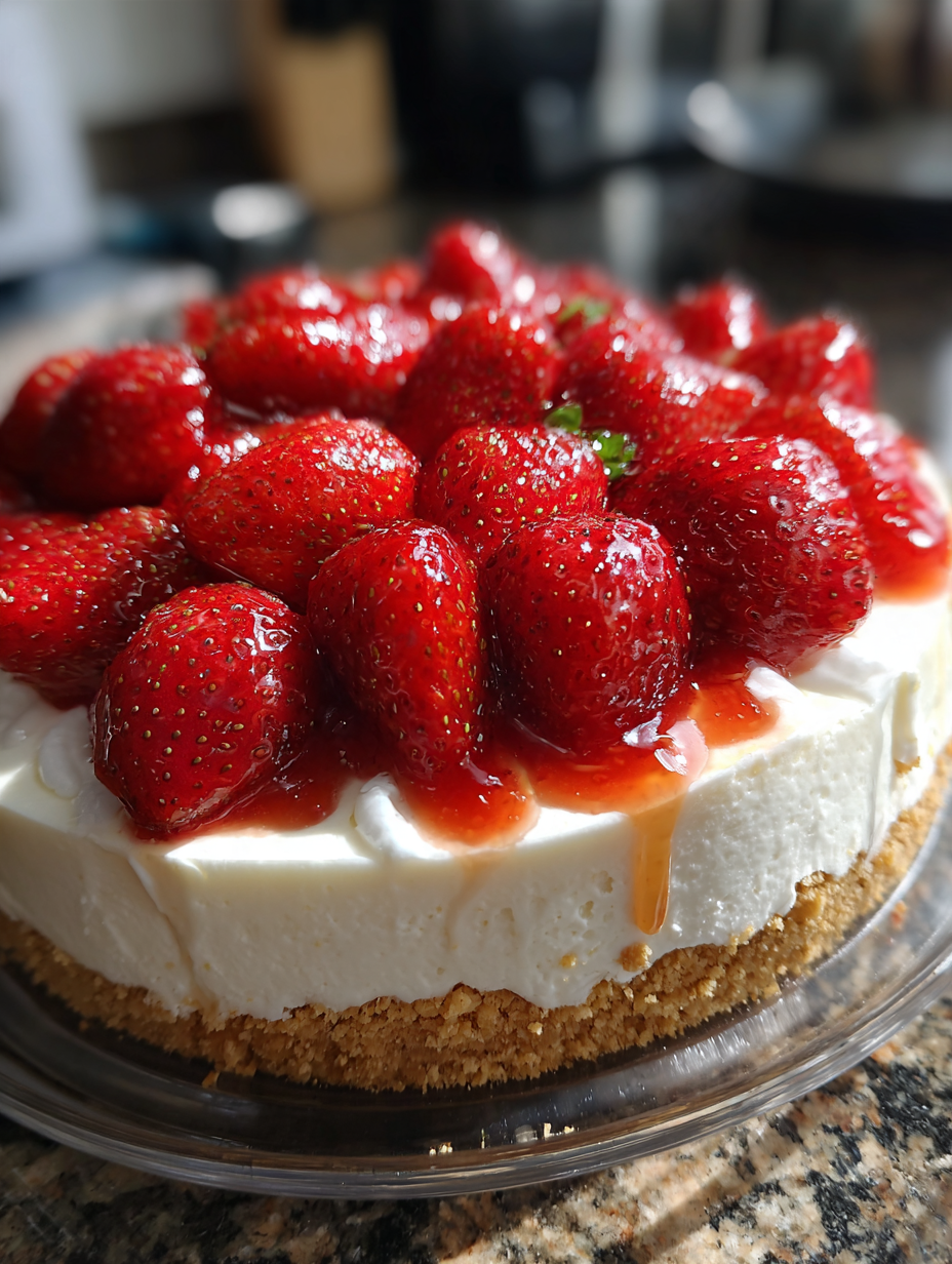 Aardbeien Cheesecake: Romige en heerlijke taart voor elke gelegenheid