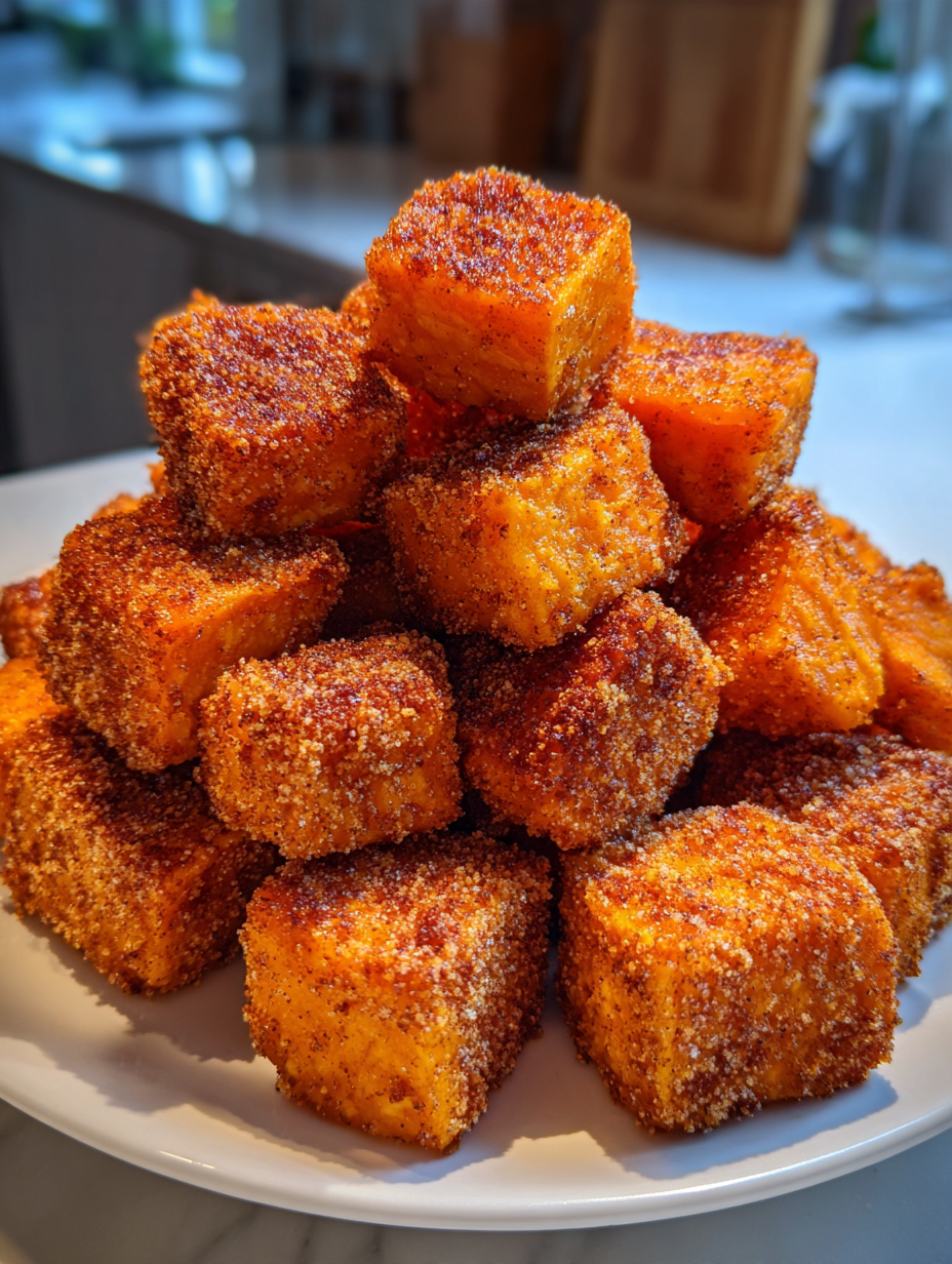 Airfryer Zoete Aardappelblokjes met Kaneel: Heerlijke en snelle snack