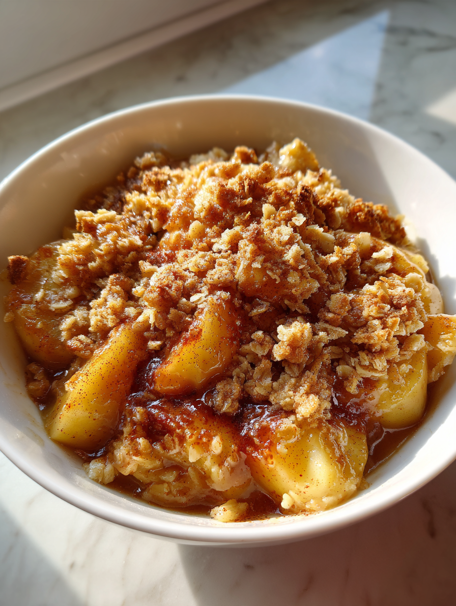 Appelcrumble met Kaneel: Heerlijke en eenvoudige traktatie voor elk moment