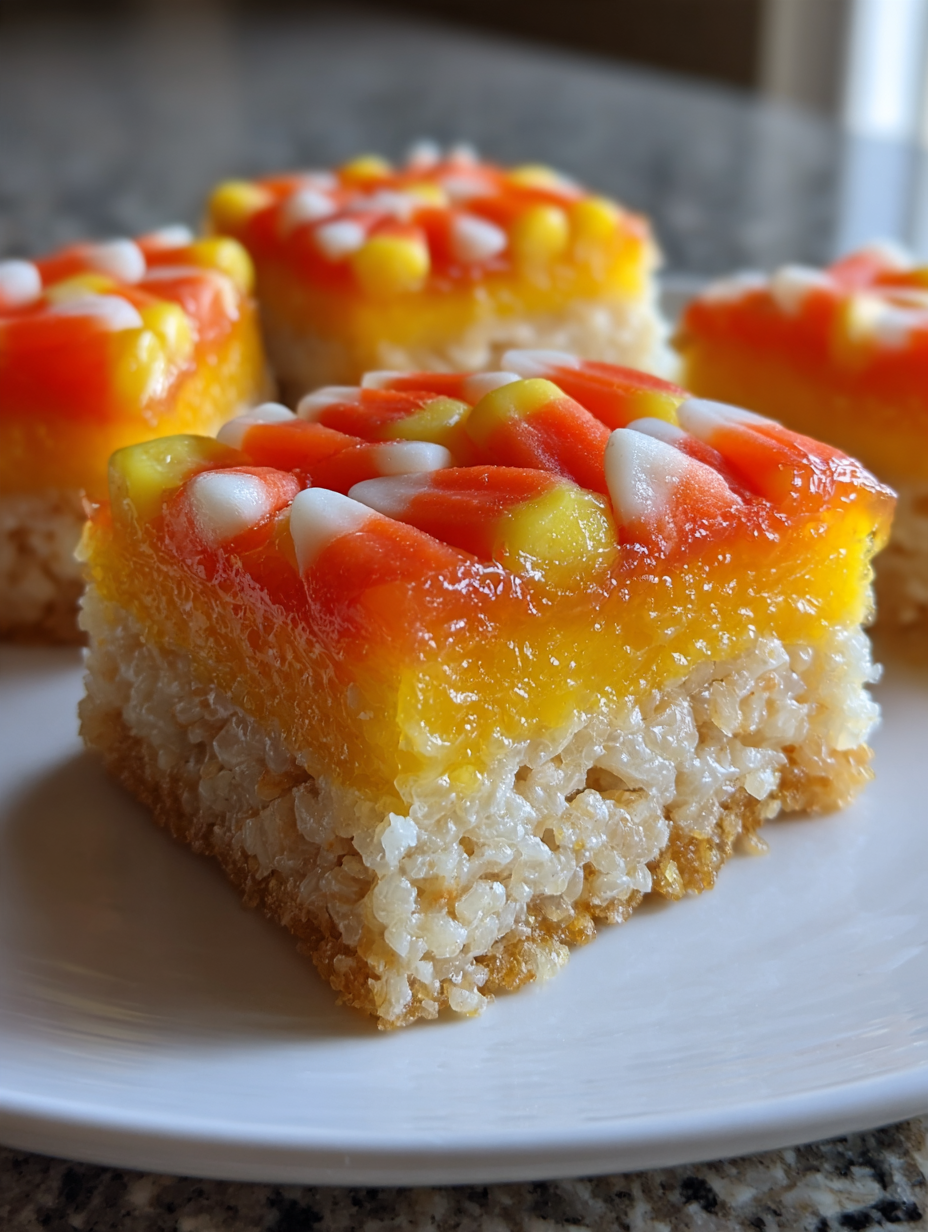 Candy Corn Rijstwafel Traktatie: Eenvoudig en heerlijk zoet snackidee