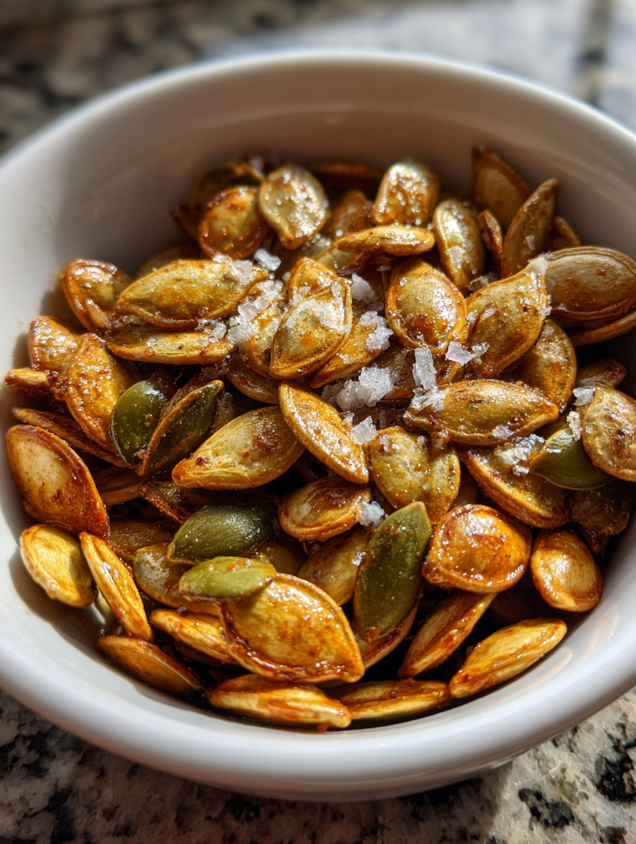 Geroosterde Pompoenpitten Snack: Eenvoudig en smaakvol tussendoortje