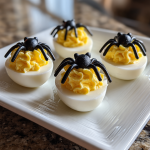 Halloween Gevulde Eieren Spin: Een heerlijke en makkelijke snack