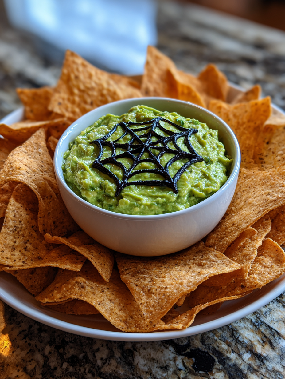 Halloween Guacamole Spinnenweb Dip: Heerlijke en makkelijke dip voor Halloween