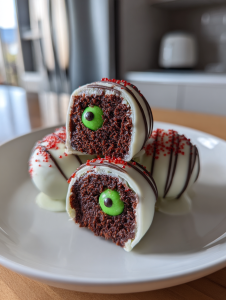 Halloween Oogbal Cakepops: Gemakkelijke en leuke traktatie voor Halloween