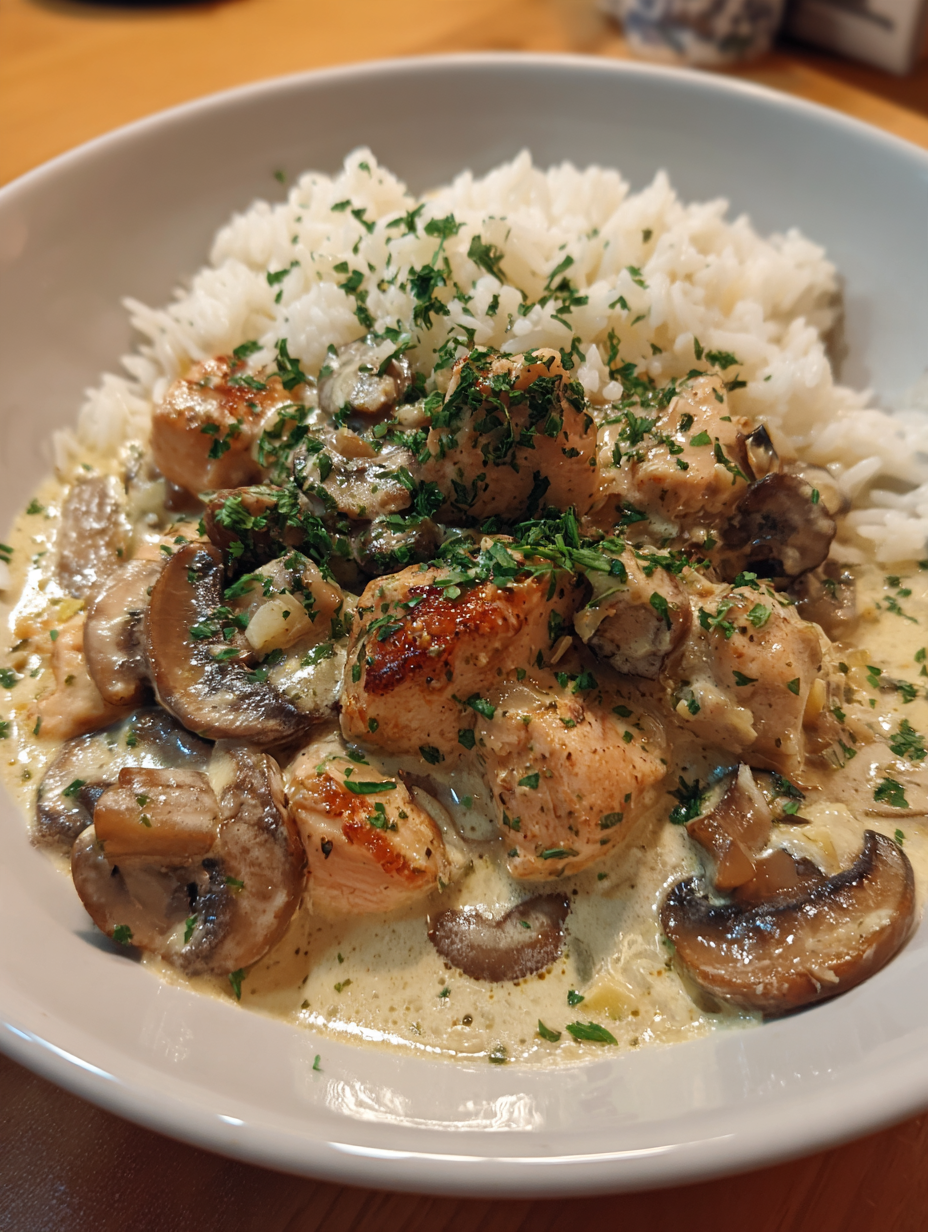 Kip Stroganoff met Champignons: Heerlijke en romige maaltijd voor elke dag