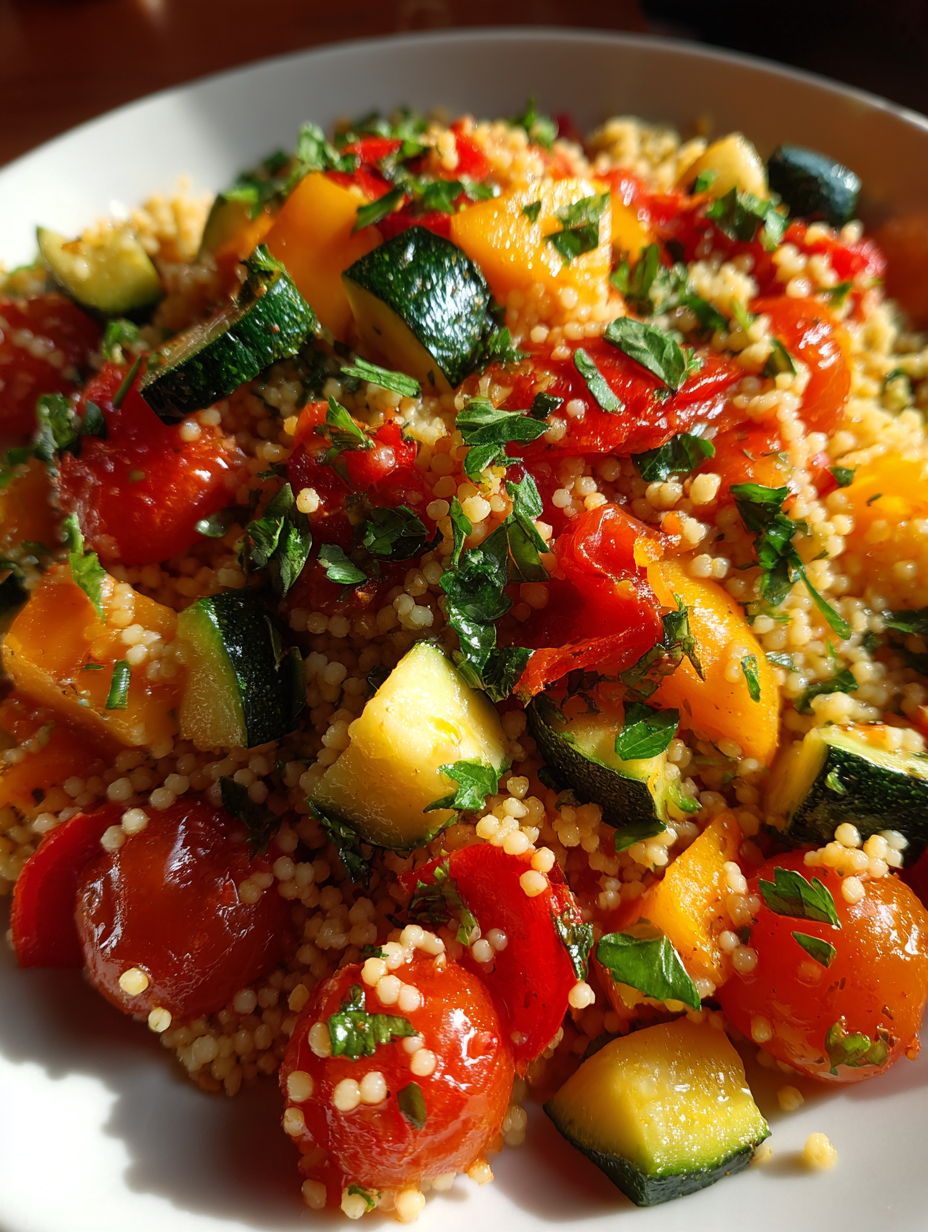 Mediterrane Couscous met Groenten: Een heerlijke en eenvoudige schotel