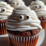 Mummie Cupcakes Roomkaas Topping: Heerlijke Halloween traktatie