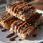 No-Bake Halloween Rijstwafel Repen: Gemakkelijke en leuke traktatie