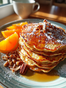 Pompoen Pannenkoeken Ontbijt: Heerlijke en eenvoudige pompoenpannenkoeken