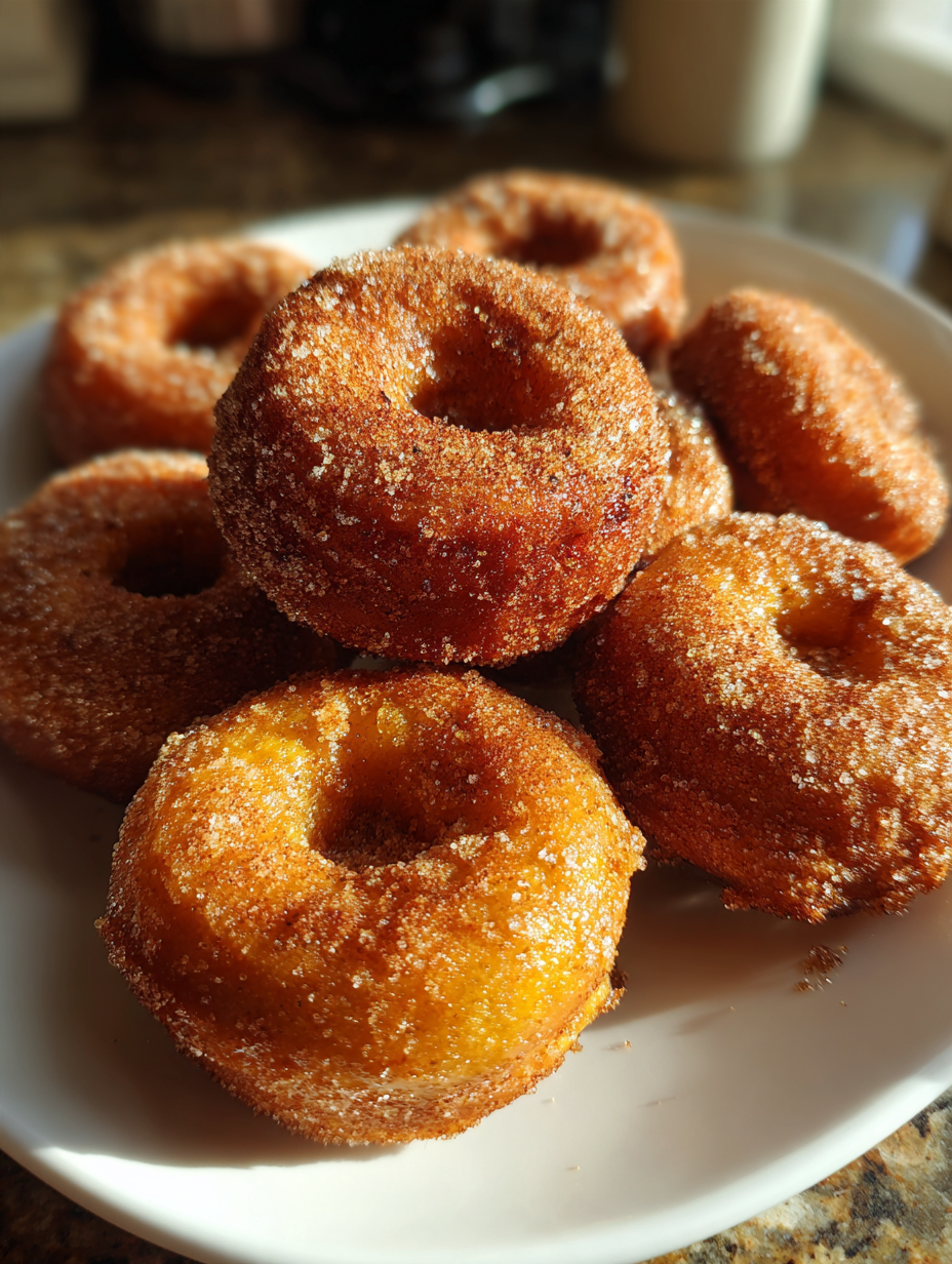 Pompoen Spice Donuts Gebakken: Heerlijke en gemakkelijke traktatie