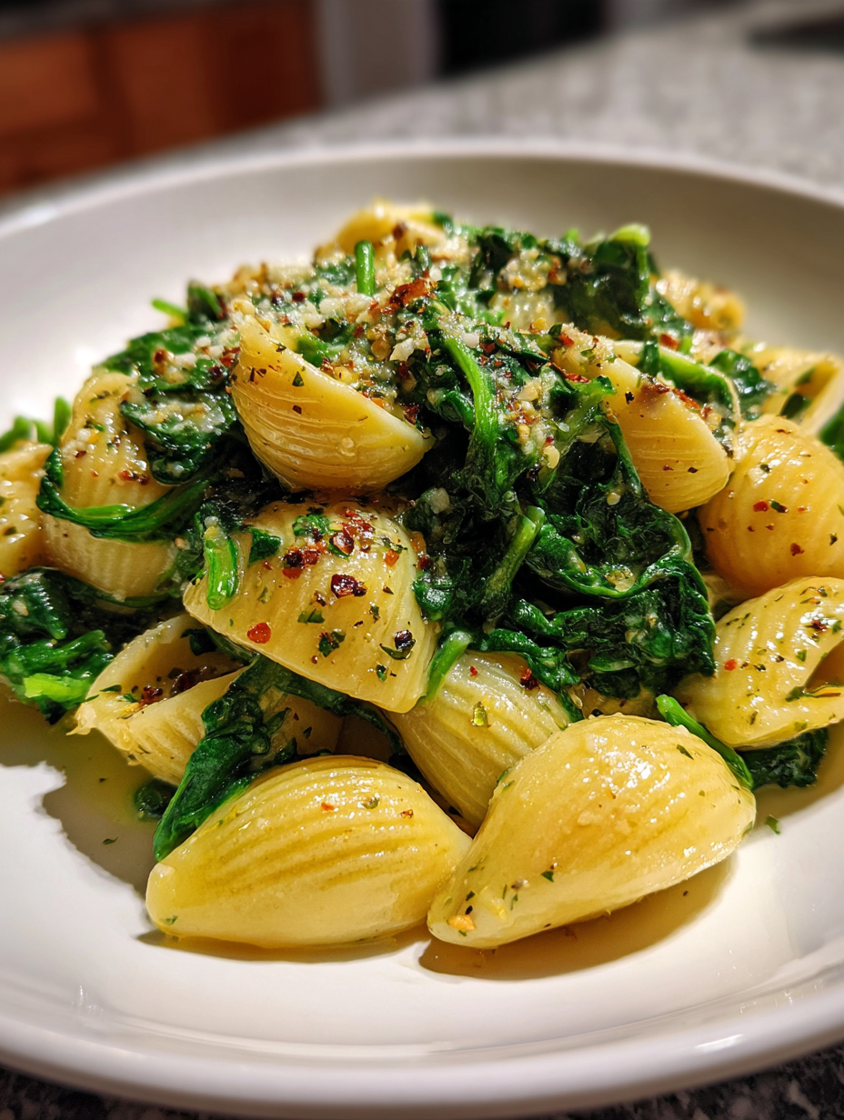 Romige Spinaziepasta: Een heerlijke, romige maaltijd met pesto