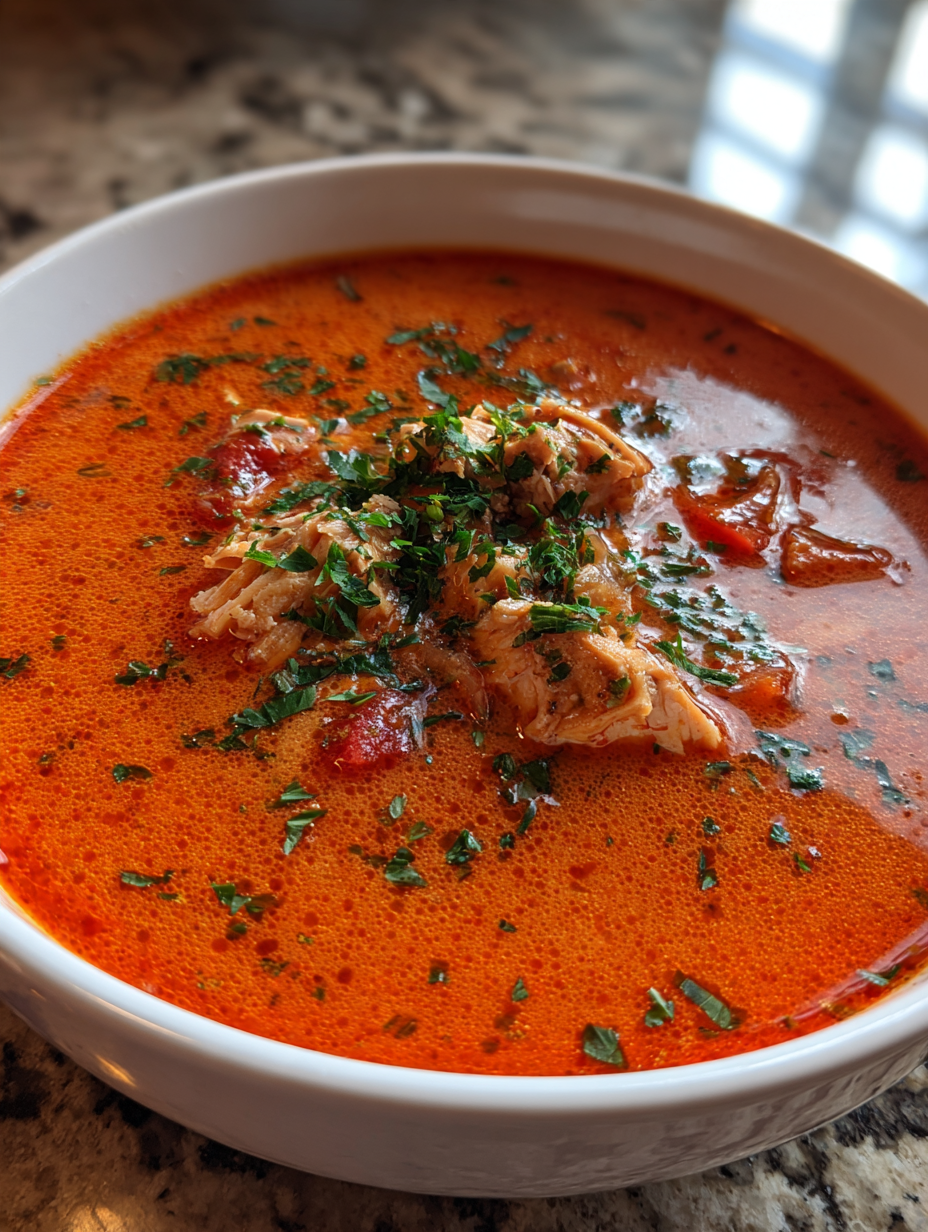 Romige Tomaten-Kippensoep: Romige en smaakvolle soep voor elke gelegenheid