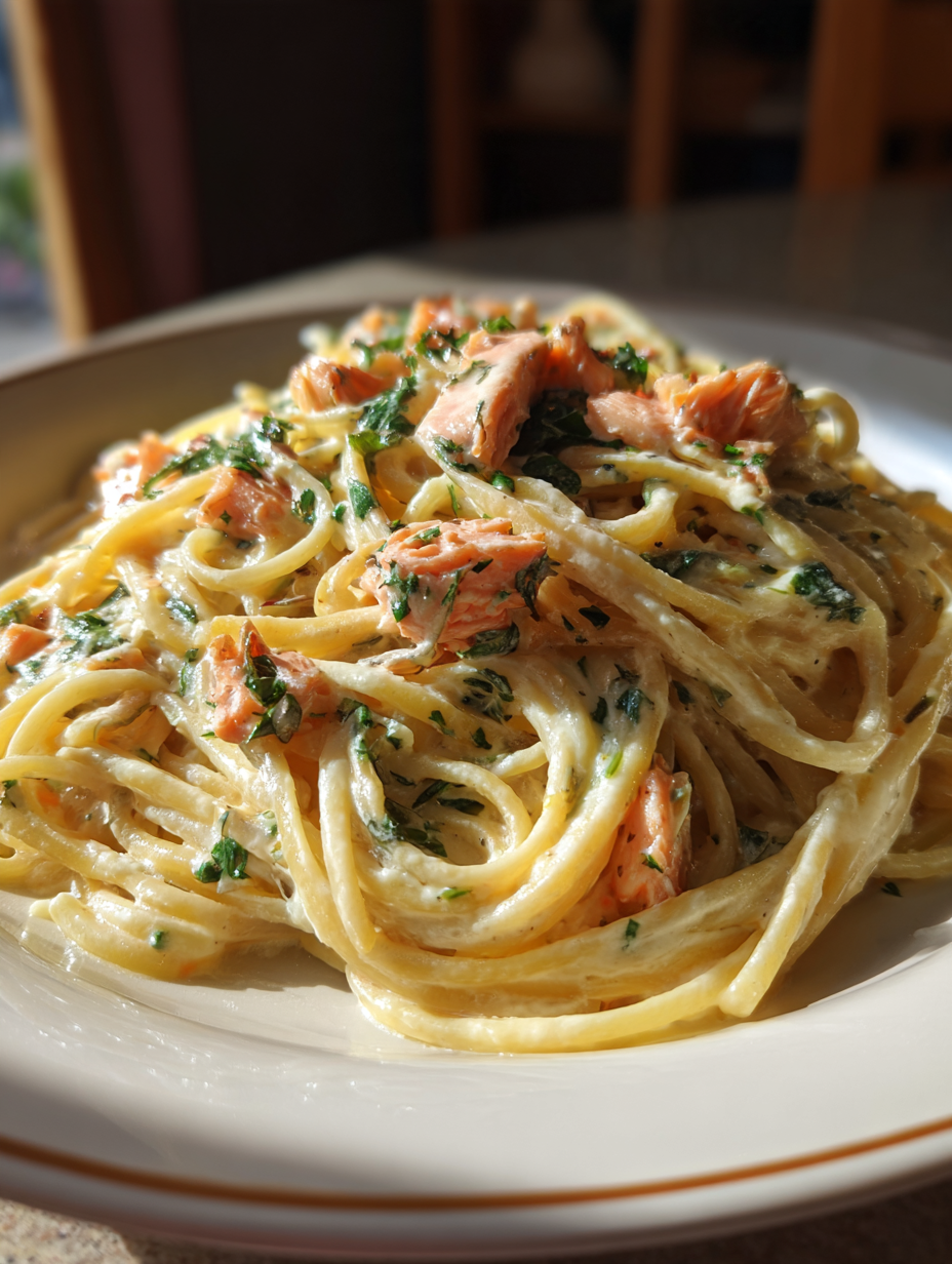 Romige Zalm Pasta: Romige en heerlijke maaltijd in 30 minuten