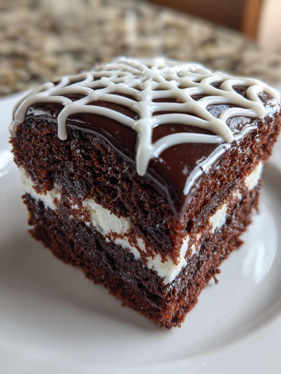 Spinnenweb Chocoladecake Halloween: Gemakkelijke en heerlijke traktatie